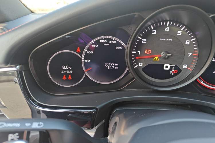 Used Porsche Panamera 2021 Panamera 4 Executive Long Wheelbase 2.9T Odometer Close Up