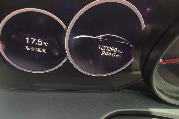 Used Porsche Panamera 2021 Panamera Executive Long Wheelbase 2.9T Odometer Close Up