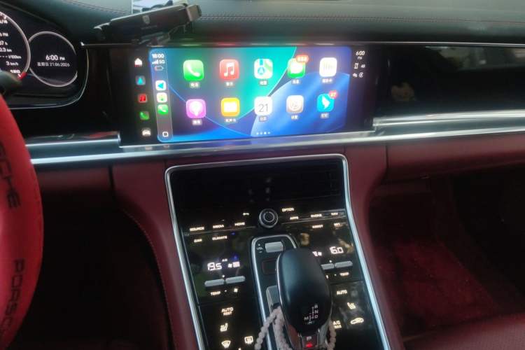 Used Porsche Panamera 2022 Panamera 2.9T Platinum Edition Audio And AC Panel