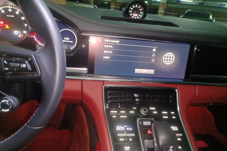 Used Porsche Panamera 2022 Panamera 4S 2.9T Audio And AC Panel