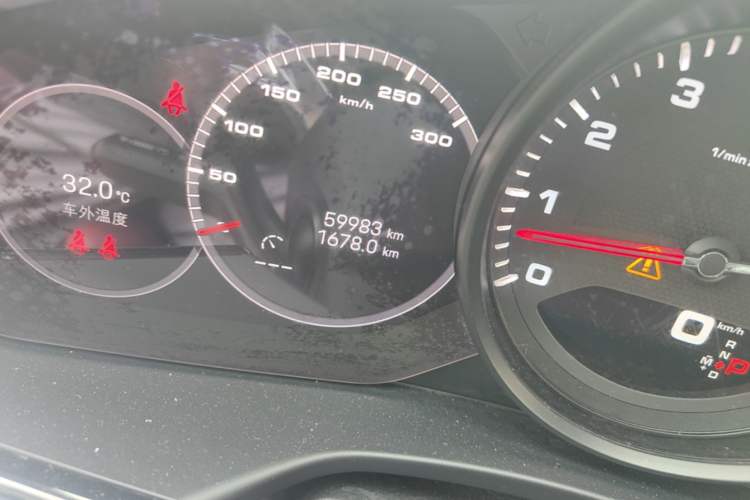 Used Porsche Panamera 2022 Panamera 4 Executive Long Wheelbase 2.9T Odometer Close Up