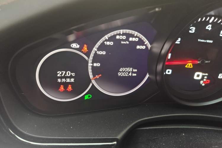 Used Porsche Panamera 2022 Panamera Executive Long Wheelbase 2.9T Odometer Close Up