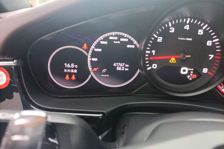 Used Porsche Panamera 2022 Panamera Executive Long Wheelbase 2.9T Odometer Close Up