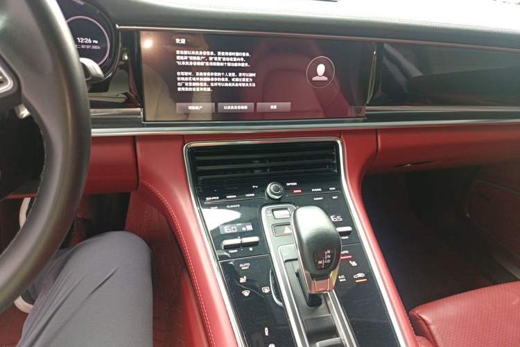 Used Porsche Panamera 2022 Panamera Executive Long Wheelbase 2.9T Audio And AC Panel
