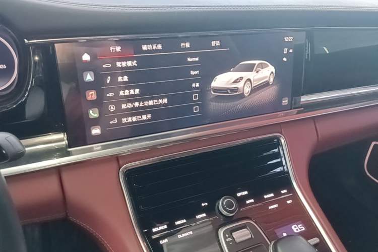 Used Porsche Panamera 2022 Panamera 2.9T Audio And AC Panel