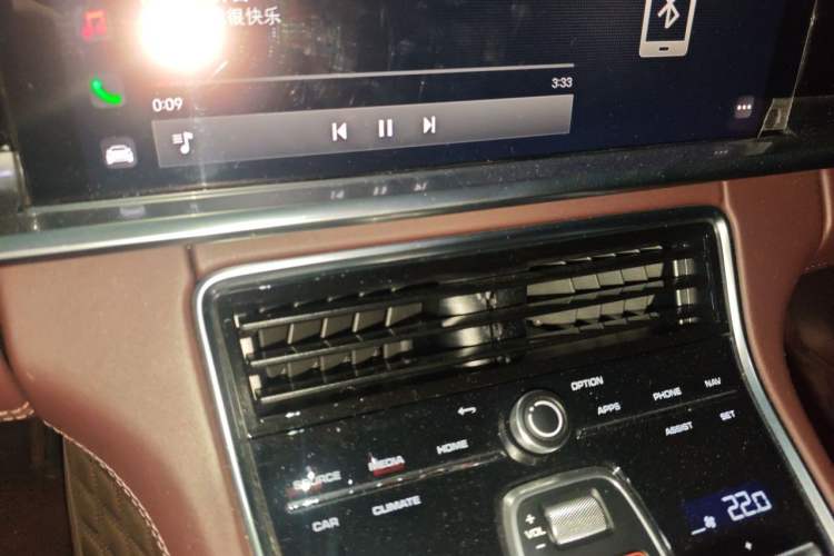 Used Porsche Panamera 2022 Panamera 2.9T Audio And AC Panel