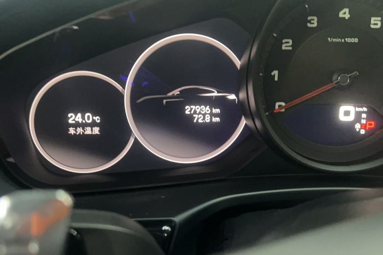 Used Porsche Panamera 2022 Panamera Executive Long Wheelbase 2.9T Odometer Close Up