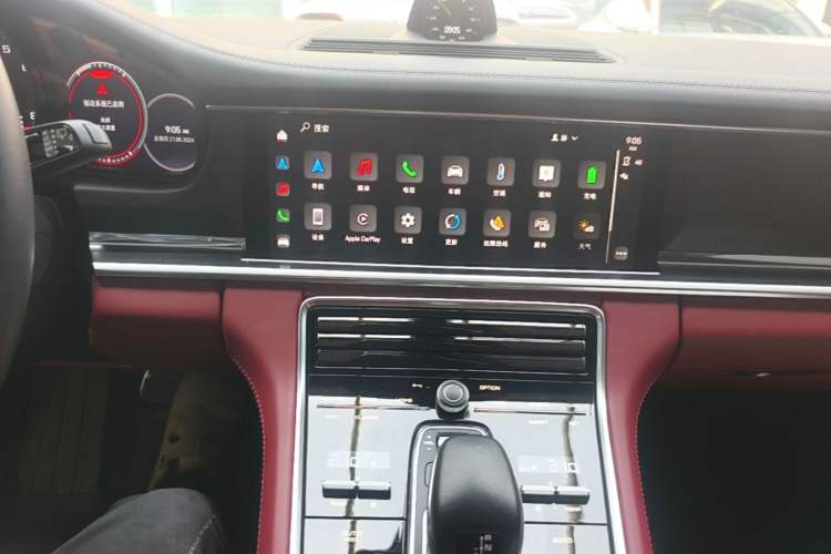 Used Porsche Panamera 2022 Panamera 4 E-Hybrid Executive Long Wheelbase Platinum Edition 2.9T Audio And AC Panel