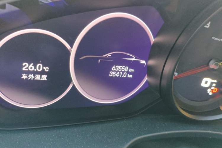 Used Porsche Panamera 2022 Panamera Executive Long Wheelbase 2.9T Odometer Close Up