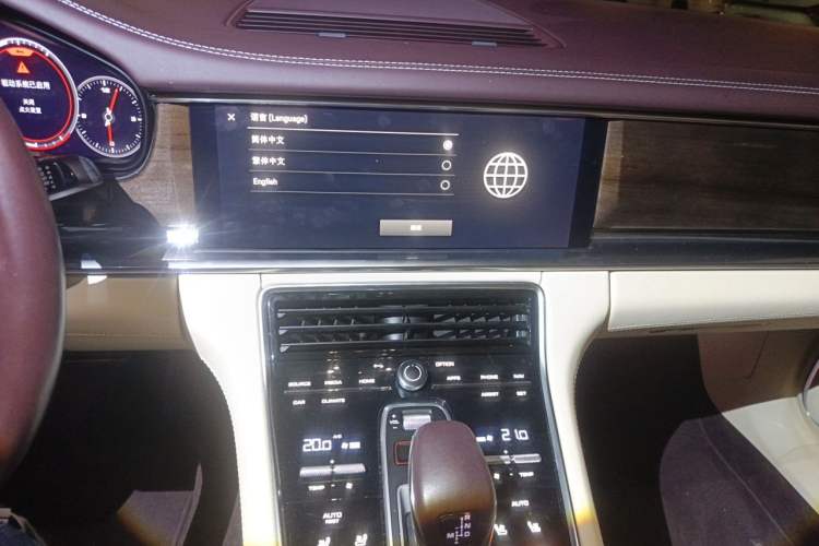 Used Porsche Panamera 2022 Panamera 2.9T Audio And AC Panel