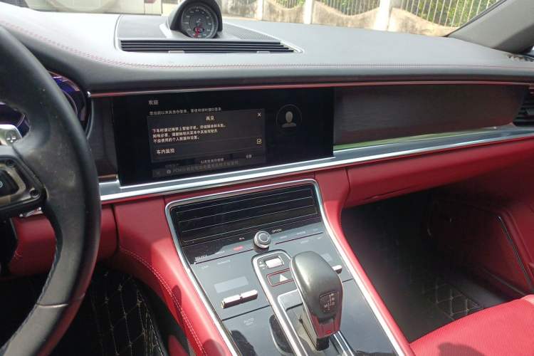 Used Porsche Panamera 2023 Facelifted Panamera 2.9T Platinum Edition Audio And AC Panel