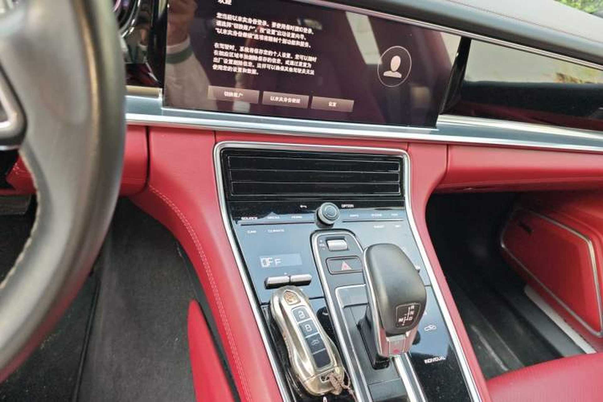 Used Porsche Panamera 2023 Panamera Executive Long Wheelbase 2.9T Audio And AC Panel