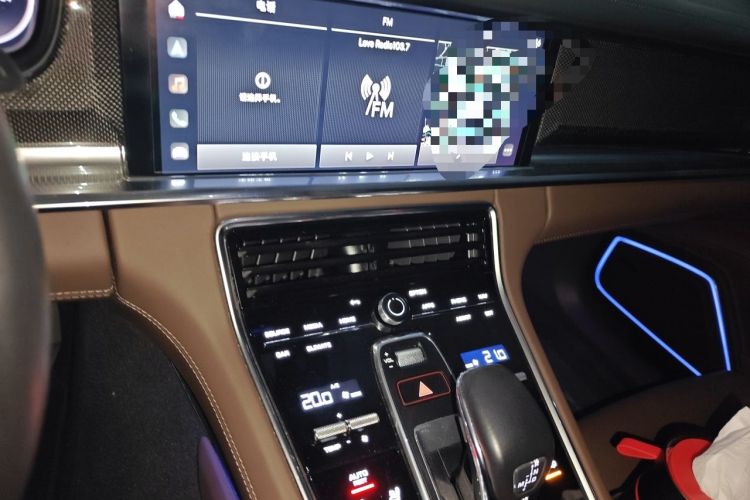 Used Porsche Panamera 2023 Facelifted Panamera 2.9T Platinum Edition Audio And AC Panel