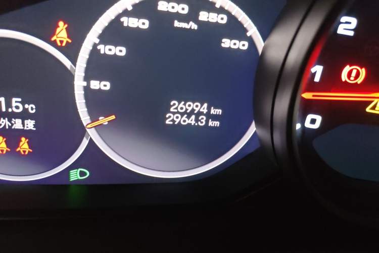 Used Porsche Panamera 2023 Panamera 4 Executive Long Wheelbase 2.9T Odometer Close Up