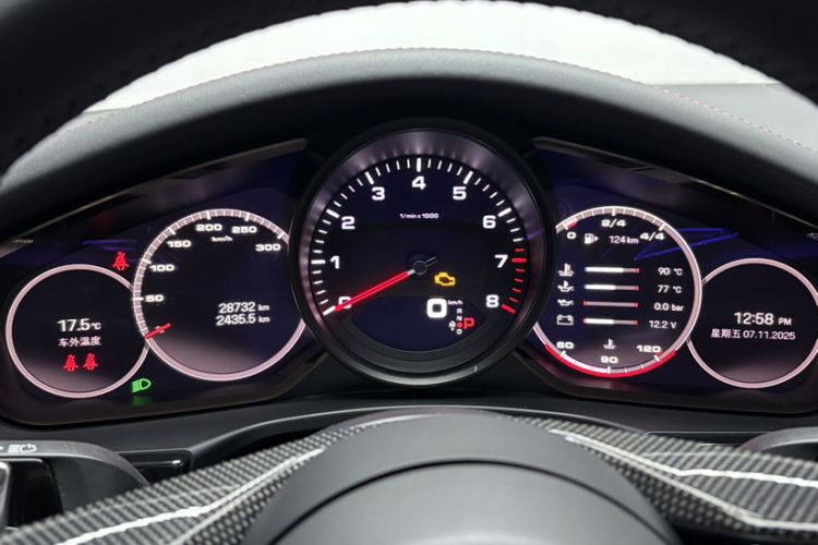 Used Porsche Panamera 2023 Facelifted Panamera 2.9T Platinum Edition Odometer Close Up