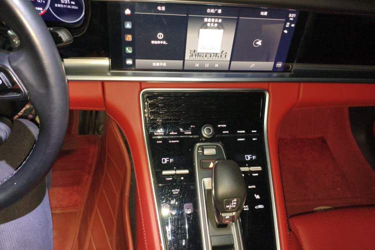 Used Porsche Panamera 2023 Panamera 4 Executive Long Wheelbase 2.9T Audio And AC Panel