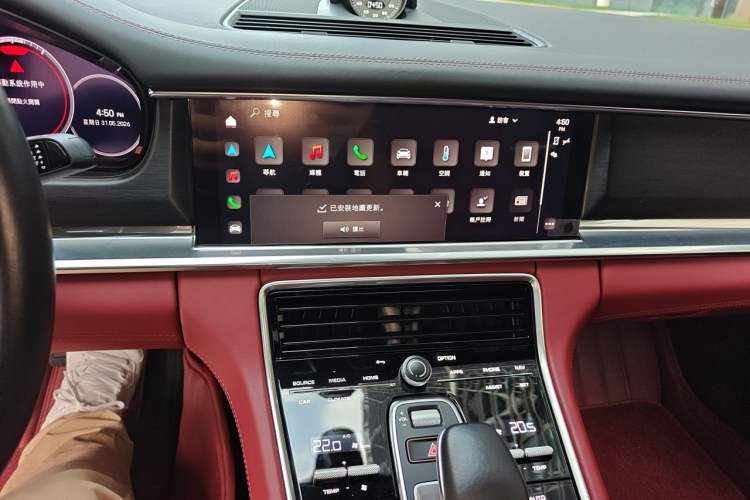 Used Porsche Panamera 2023-Year Restyled Panamera Executive Extended Platinum Edition 2.9T Audio And AC Panel