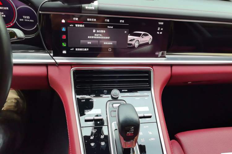 Used Porsche Panamera 2023 Restyled Panamera 4 Executive Extended Platinum Edition 2.9T Audio And AC Panel