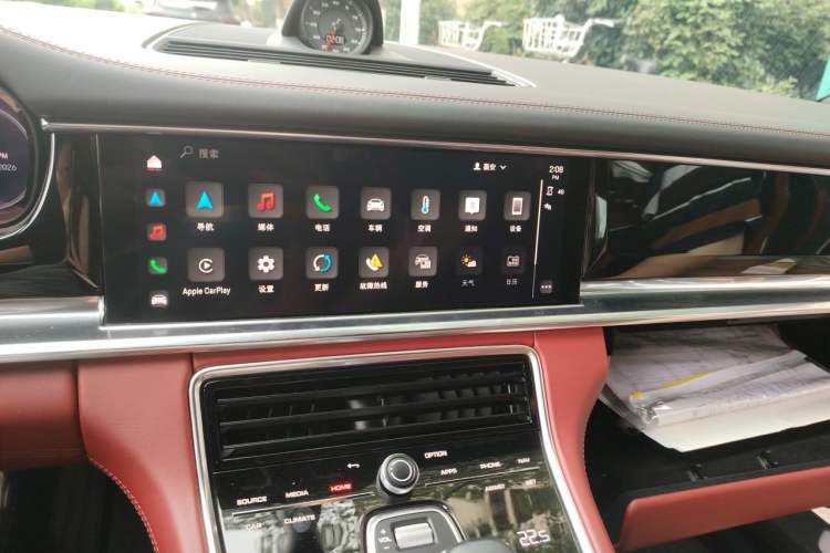 Used Porsche Panamera 2023 Panamera 2.9T Audio And AC Panel