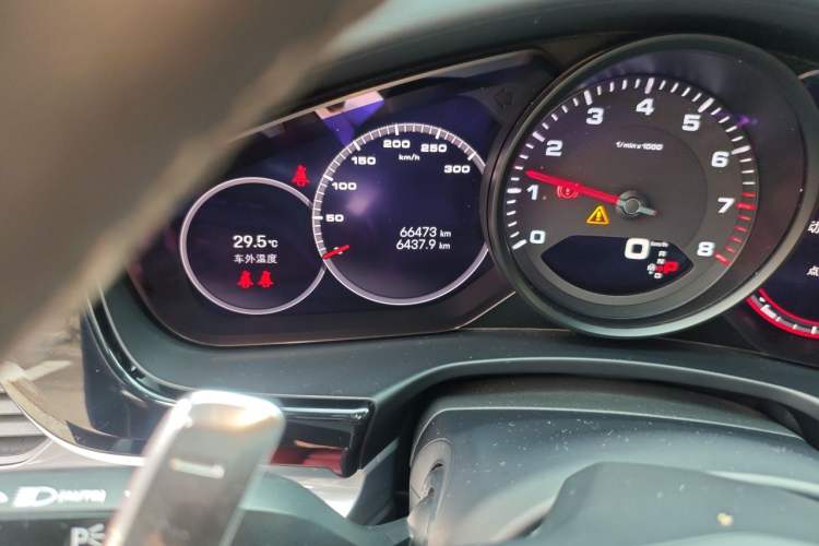 Used Porsche Panamera 2023 Panamera 4 Executive Long Wheelbase 2.9T Odometer Close Up