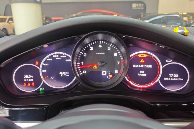 Used Porsche Panamera 2023 Panamera 2.9T Odometer Close Up