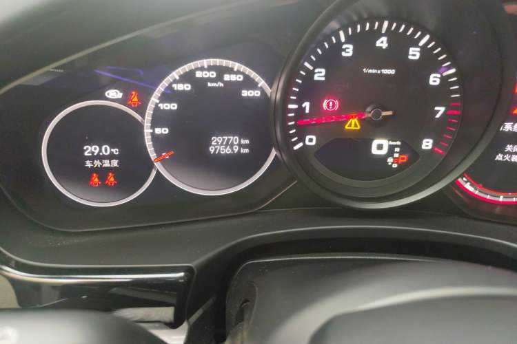 Used Porsche Panamera 2023 Panamera 4 Executive Long Wheelbase 2.9T Odometer Close Up