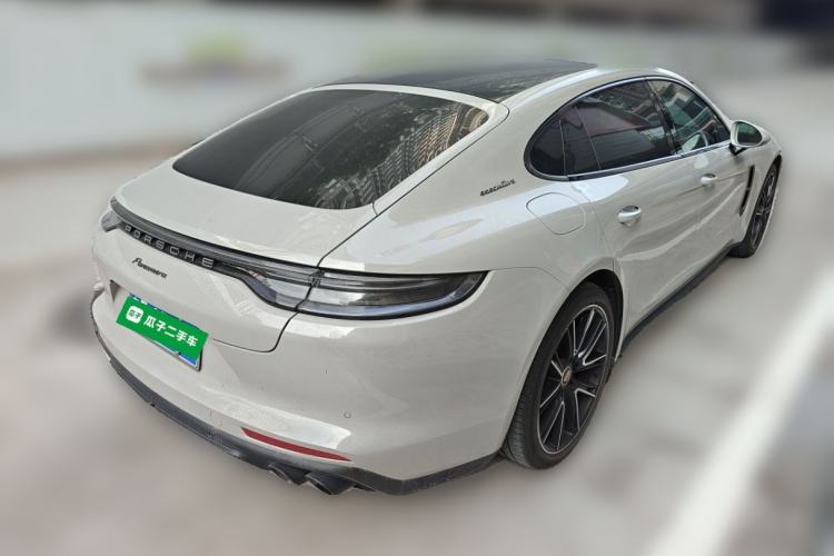 Used Porsche Panamera 2023-Year Restyled Panamera Executive Extended Platinum Edition 2.9T Rear Right 45 Deg