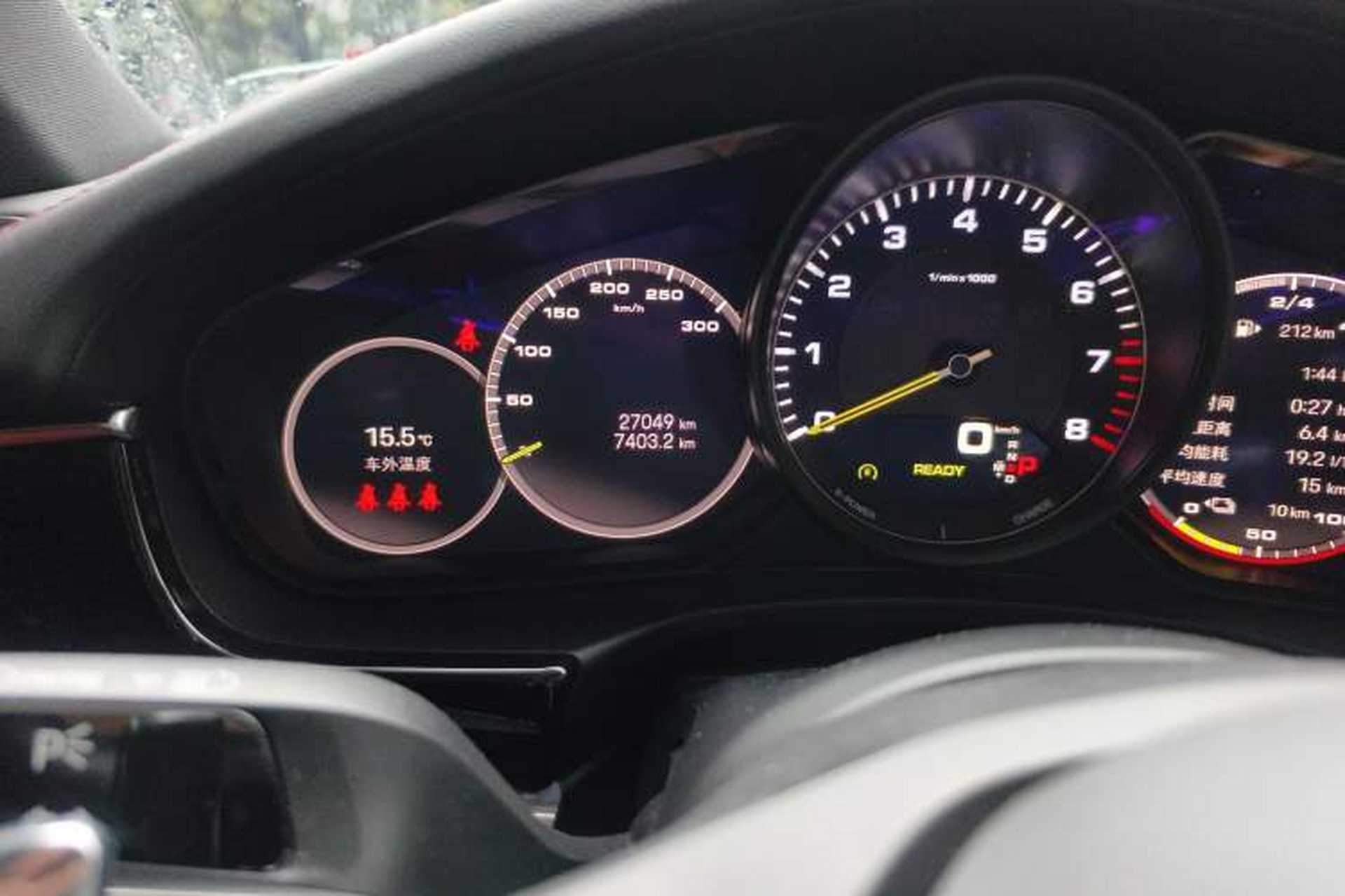 Used Porsche Panamera 2023 Panamera 4 E-Hybrid Sport Turismo 2.9T Odometer Close Up