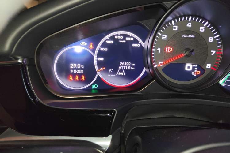 Used Porsche Panamera 2023 Facelifted Panamera 2.9T Platinum Edition Odometer Close Up