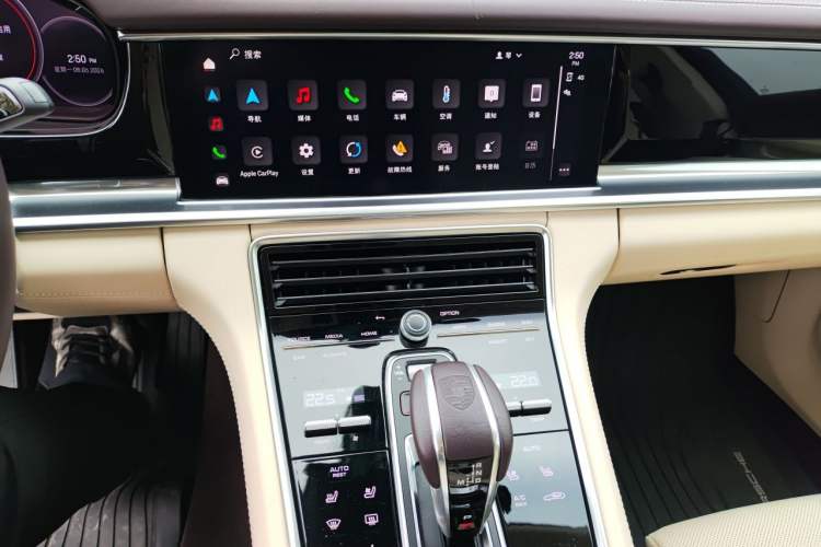 Used Porsche Panamera 2023 Panamera Executive Long Wheelbase 2.9T Audio And AC Panel