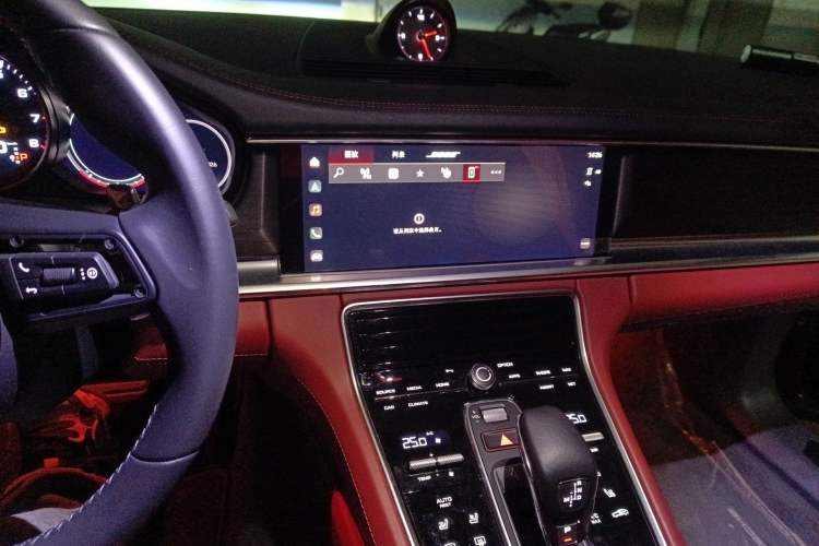 Used Porsche Panamera 2023 Restyled Panamera 4 Executive Extended Platinum Edition 2.9T Audio And AC Panel