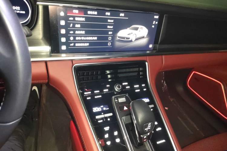 Used Porsche Panamera 2023 Restyled Panamera 4 Executive Extended Platinum Edition 2.9T Audio And AC Panel
