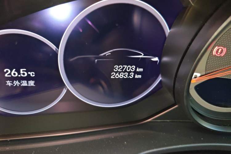 Used Porsche Panamera 2023 Panamera 2.9T Odometer Close Up