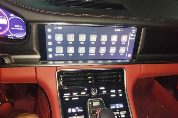 Used Porsche Panamera 2023-Year Restyled Panamera Executive Extended Platinum Edition 2.9T Audio And AC Panel