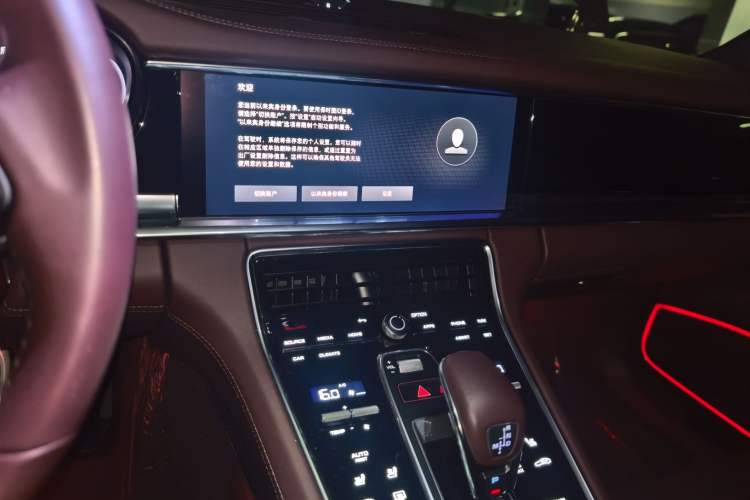 Used Porsche Panamera 2023 Facelifted Panamera 2.9T Platinum Edition Audio And AC Panel
