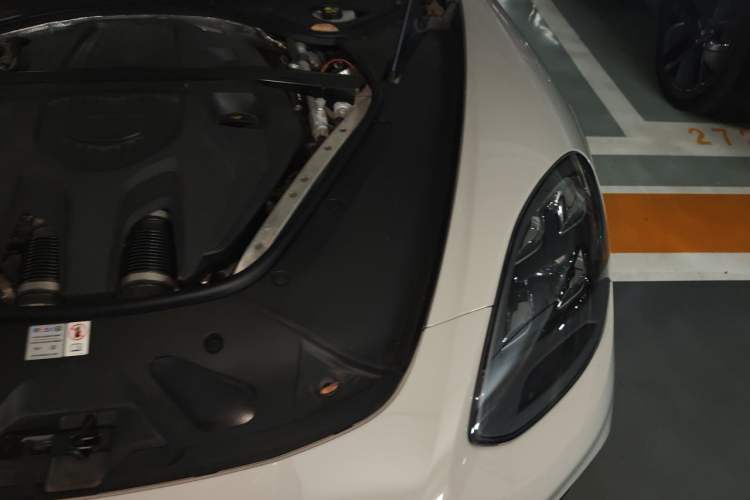 Used Porsche Panamera 2023-Year Restyled Panamera Executive Extended Platinum Edition 2.9T Engine Bay Left