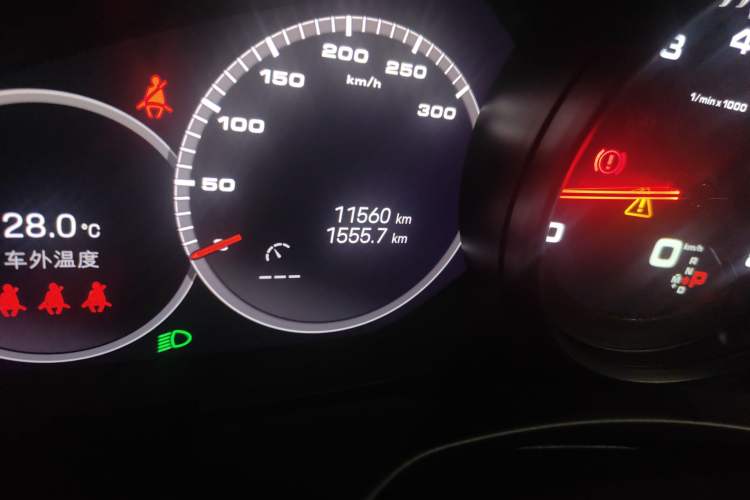 Used Porsche Panamera 2023 Facelifted Panamera 2.9T Platinum Edition Odometer Close Up