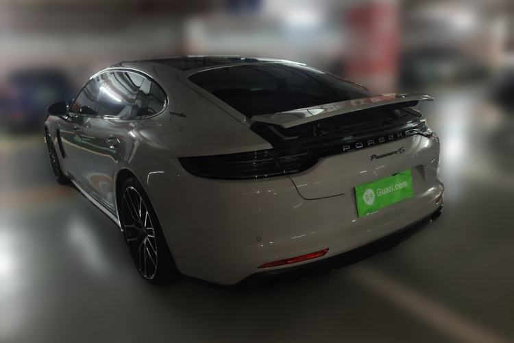 Used Porsche Panamera 2023-Year Restyled Panamera Executive Extended Platinum Edition 2.9T Rear Left 45 Deg