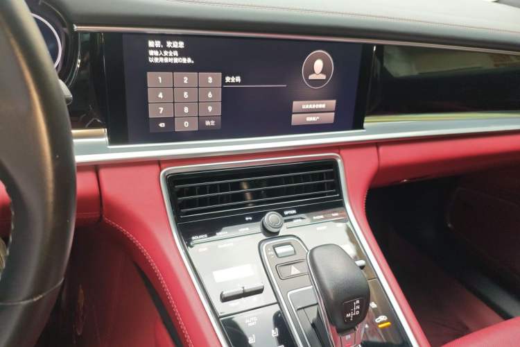 Used Porsche Panamera 2023 Facelifted Panamera 2.9T Platinum Edition Audio And AC Panel
