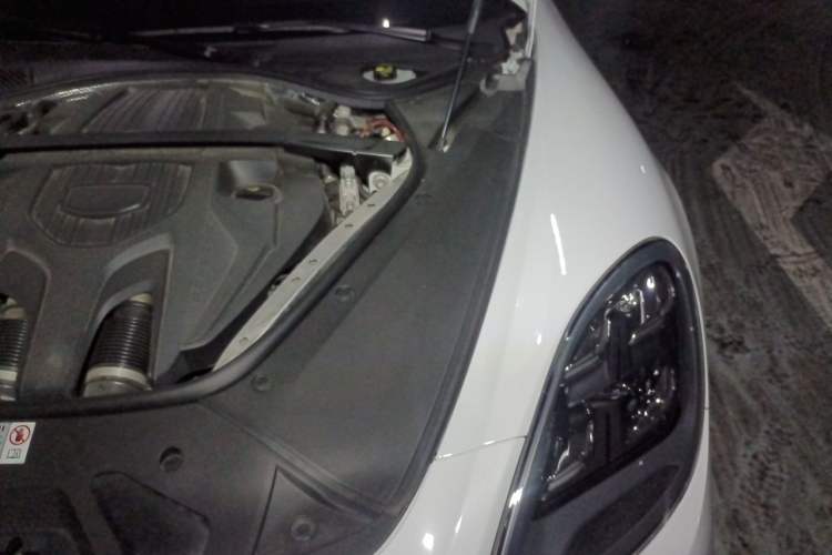 Used Porsche Panamera 2023-Year Restyled Panamera Executive Extended Platinum Edition 2.9T Engine Bay Left