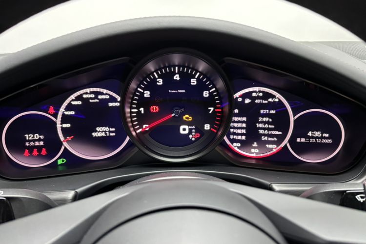 Used Porsche Panamera 2023 Panamera 2.9T Platinum Edition Odometer Close Up