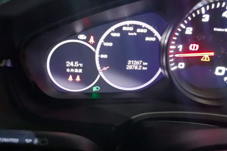 Used Porsche Panamera 2023 Facelifted Panamera 2.9T Platinum Edition Odometer Close Up