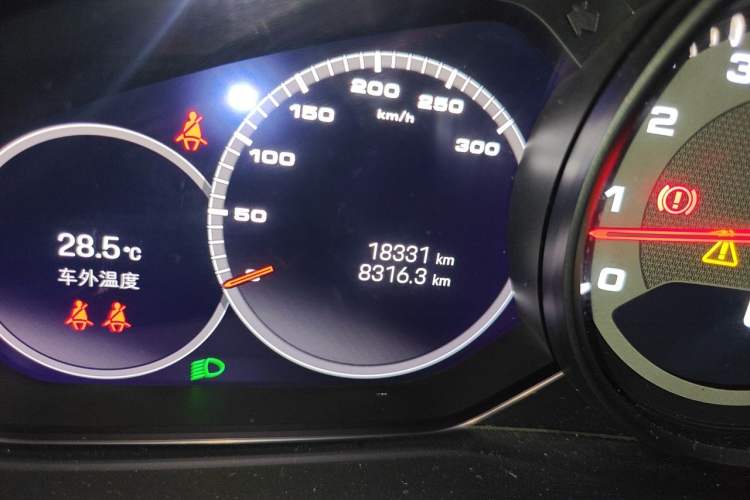 Used Porsche Panamera 2023 Panamera 2.9T Odometer Close Up