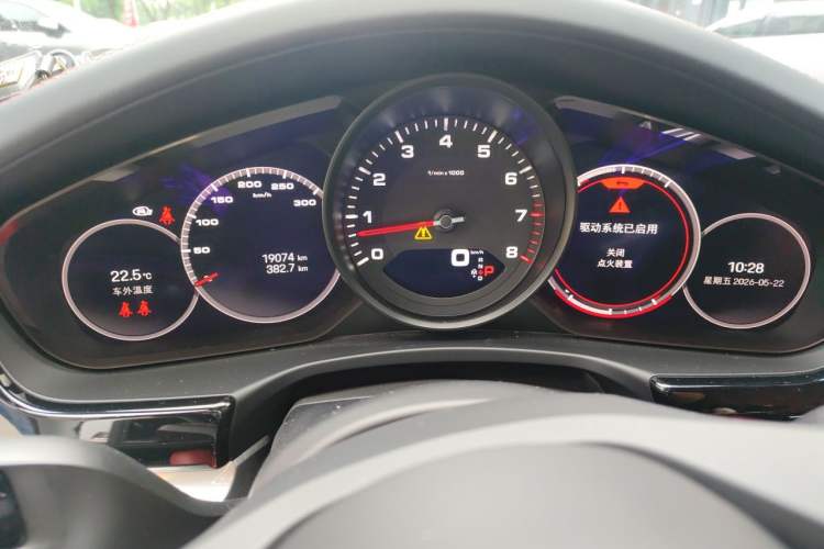 Used Porsche Panamera 2023-Year Restyled Panamera Executive Extended Platinum Edition 2.9T Odometer Close Up
