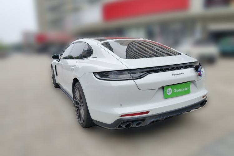 Used Porsche Panamera 2023-Year Restyled Panamera Executive Extended Platinum Edition 2.9T Rear Left 45 Deg