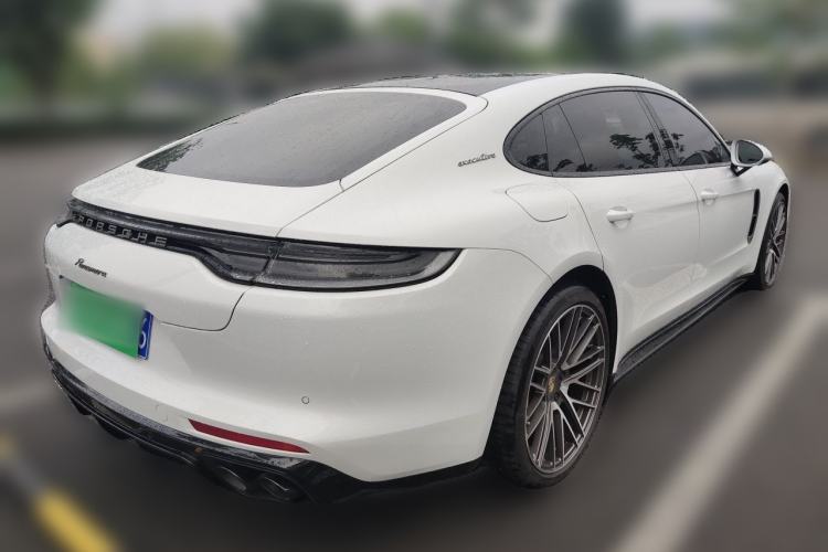 Used Porsche Panamera 2023-Year Restyled Panamera Executive Extended Platinum Edition 2.9T Rear Right 45 Deg