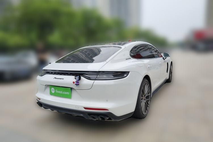 Used Porsche Panamera 2023-Year Restyled Panamera Executive Extended Platinum Edition 2.9T Rear Right 45 Deg