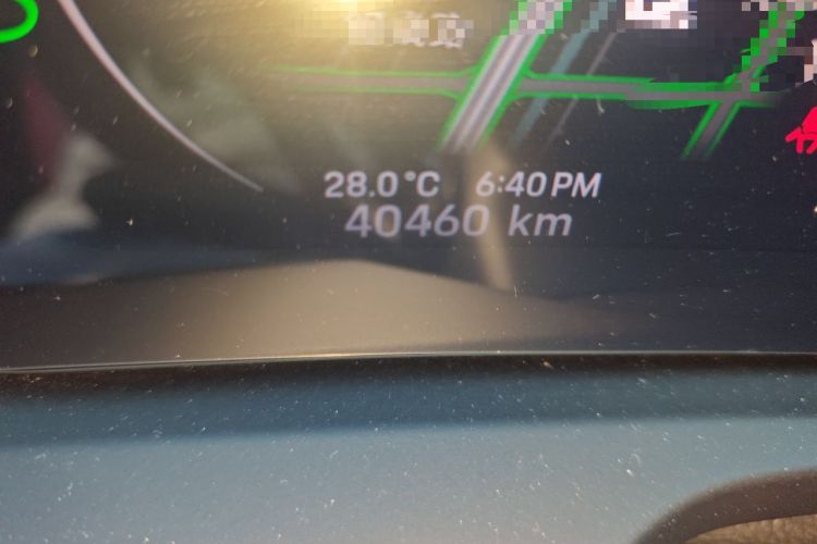 Used Porsche Panamera 2024 Panamera Executive Long Wheelbase 2.9T Odometer Close Up