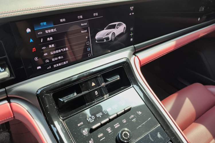 Used Porsche Panamera 2024 Panamera 2.9T Audio And AC Panel