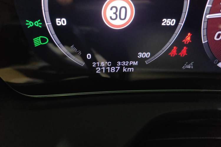 Used Porsche Panamera 2024 Panamera 4 Executive Long Wheelbase 2.9T Odometer Close Up
